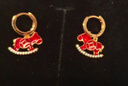 Mck2026馬年本命年生肖馬耳環(huán)女紅色喜慶高級感小馬耳環(huán)新年氛圍耳飾 耳圈款 曬單實(shí)拍圖
