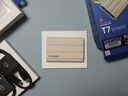 三星（SAMSUNG）1TB Type-c接口 移動(dòng)固態(tài)硬盤(pán) T7 Shield月幕白 NVMe讀速1050MB/s  手機直連筆記本外接 三防保護 曬單實(shí)拍圖