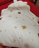 9i9嬰兒抱被冬加厚純棉防驚跳襁褓睡袋新生兒寶寶包被A119小熊90*90 曬單實(shí)拍圖
