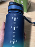 優(yōu)之優(yōu)之運動(dòng)水杯男女大容量高顏值漸變杯子兒童學(xué)生上學(xué)夏季便攜水壺 海藍綠1000ml 曬單實(shí)拍圖
