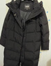 波司登25年冬季羽絨服90絨女士寬松超長(cháng)款加厚連帽新年紅外套 曬單實(shí)拍圖