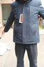 羅蒙（ROMON）鵝絨羽絨服男爸爸裝厚款保暖秋冬商務(wù)休閑可脫內膽高端休閑羽絨服 曬單實(shí)拍圖