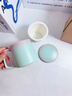 叁旬印象泡茶馬克杯創(chuàng  )意漸變陶瓷帶蓋茶水分離辦公室情侶杯子過(guò)濾水杯 印象馬克杯(漸變款)_水碧綠 曬單實(shí)拍圖