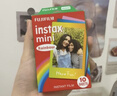 富士（FUJIFILM） instax 3英寸立拍立得相機mini迷你相紙 一次成像膠片膠卷 3寸彩虹+DIY相冊+冰箱貼【含10張彩虹相紙】 官方標配 曬單實(shí)拍圖
