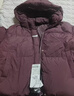 圖圖小象兒童羽絨服90白鴨絨加厚女童三防外套鎖溫 暗紫色 140身高約140cm 曬單實(shí)拍圖