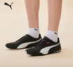 彪馬（PUMA）薄底鞋|復古白色賽車(chē)休閑鞋男女冬運動(dòng)鞋REDON388167 黑色-白-鮮紅色-02 43 曬單實(shí)拍圖