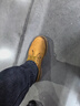 海瀾之家HLA百搭男靴棉鞋大黃靴男馬丁靴子男款 T427土黃色(加絨)45 曬單實(shí)拍圖