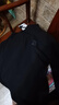 花花公子（PLAYBOY）中年男士桑蠶絲德絨長(cháng)袖t恤秋冬半高領(lǐng)雙面絨內搭修身打底衫上衣 黑色 【保暖親膚】 L 170碼=【115-135斤】 曬單實(shí)拍圖