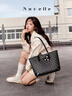 紐芝蘭（NUCELLE）沈月同款包包女2025輕奢鴨子托特包大容量通勤單肩包新年生日禮物 曬單實(shí)拍圖