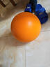 得力（deli）7號兒童多彩靜音籃球室內無(wú)噪聲輕音親子禮物玩具 橙 曬單實(shí)拍圖