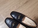 百麗通勤海鷗樂(lè )福鞋女2025新款真皮方頭氣質(zhì)單鞋B2593AQ5 黑色 36 曬單實(shí)拍圖