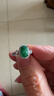 七彩云南情人節禮物翡翠A貨滿(mǎn)綠貔貅戒指925銀鑲活圈女款送女友送媽媽禮物 翡翠貔貅戒指 曬單實(shí)拍圖