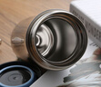 膳魔師（THERMOS）保冷保溫杯400ML高真空不銹鋼商務(wù)辦公保溫杯JCG-400C SBK 曬單實(shí)拍圖