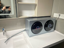 格立時(shí)壁掛雙倉小型內衣內褲洗衣機嬰兒專(zhuān)用全自動(dòng)洗烘一體滾筒雙桶艙迷你懶人洗衣機洗襪子神器 桌面款pro（不銹鋼內膽丨深層去漬丨免費上門(mén)安裝） 曬單實(shí)拍圖