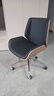 柏美雅電腦椅會(huì )議室椅子職員椅現代輕奢舒適久坐辦公椅家用真皮老板椅 矮背胡桃木+黑色 超纖皮 滾動(dòng)腳 曬單實(shí)拍圖