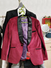 童悠品兒童西裝套裝男童主持人帥氣男孩禮服英倫風(fēng)絲絨花童走秀演出西服 紅絲絨5件套：3件套+絨襯衫+領(lǐng)結 165 碼 身高160-165cm體重100-105斤 曬單實(shí)拍圖