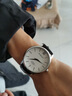 羅西尼（ROSSINI）情侶手表女國表石英手表男士手表學(xué)生防水商務(wù)生日禮物送女友 曤黑皮帶石英男表519903W01H 曬單實(shí)拍圖