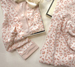 古今（GUJIN）秋冬25新品海島絨睡衣女家居服睡褲大碼親膚絨可外穿韓套裝XL 曬單實(shí)拍圖