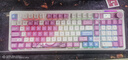 凌豹K98Pro客制化機械鍵盤(pán)無(wú)線(xiàn)藍牙三模全鍵熱插拔gasket結構RGB 五層填充麻將音游戲鍵盤(pán)電競游戲專(zhuān)用 K98Pro夕顏【凱華姬粉冰淇淋】10000mAh 曬單實(shí)拍圖