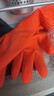 雅高加絨乳膠手套2雙裝均碼38cm加長(cháng)手套家務(wù)廚房防水耐用耐磨加厚 曬單實(shí)拍圖