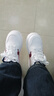 環(huán)球超火ins閃電小白鞋厚底增高板鞋女2025新款秋季透氣款舒適輕便鞋 曬單實(shí)拍圖