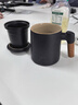 京東京造茶杯便攜式黑陶茶泡茶壺茶杯功夫茶具辦公杯隨身茶壺容量400ml 曬單實(shí)拍圖