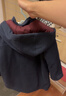 戴維貝拉（DAVE＆BELLA）兒童棉服冬裝新款男童呢大衣學(xué)院風(fēng)小童中長(cháng)款外套寶寶衣服 藏青色【現貨】 130 cm（建議身高120-130cm） 曬單實(shí)拍圖