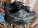 足力健男鞋新款老人鞋輕便耐磨爸爸鞋中老年緩震休閑健步鞋9235 黑色 42 曬單實(shí)拍圖