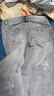 皮爾卡丹（pierre cardin）破洞牛仔褲男士直筒寬松褲子潮流2025春秋季新款復古美式休閑淺色 淺藍色 30 曬單實(shí)拍圖
