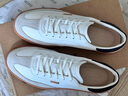 愛(ài)步（ECCO）休閑鞋女 26年新款早春時(shí)尚百搭牛皮板鞋德訓鞋 柔酷11號235813 砂礫灰/白色/海洋藍23581361580 38 曬單實(shí)拍圖