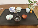 京東京造 茶盤(pán)茶托 人造石茶盤(pán)功夫茶托辦公家用客廳排水式悟悅茶盤(pán)-中號 曬單實(shí)拍圖