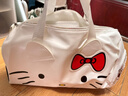 幻鯊運動(dòng)包健身包干濕分離女大容量卡通可愛(ài)大包包單肩手提斜挎旅行包 HelloKitty包包-白色 曬單實(shí)拍圖