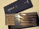 唐宗筷 萌趣卡通雞翅木筷子10雙裝 原木實(shí)木 家用高檔木質(zhì)筷C7395 曬單實(shí)拍圖