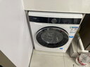 西門(mén)子（SIEMENS）10公斤全自動(dòng)滾筒洗衣機 智能除漬 除螨防過(guò)敏洗 WB25AKU00W 熱銷(xiāo)爆款白色 滾筒 10kg 曬單實(shí)拍圖