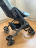 好孩子（gb）口袋車(chē)嬰兒車(chē)安全輕便登機遛娃手推車(chē)輕便折疊旅行車(chē) 煙霧藍 曬單實(shí)拍圖