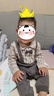 babylove【安心柔】嬰兒連體衣春秋純棉男寶寶哈衣假兩件生日英倫風(fēng)禮服 曬單實(shí)拍圖