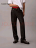 Calvin KleinJeans【新年禮盒馬年系列復刻90系列】26男ck老花皮標直筒牛仔褲 3VD-牛仔黑 29 曬單實(shí)拍圖