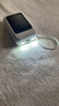 迷你太陽(yáng)能充電寶2w毫安自帶線(xiàn)自帶LED燈 戶(hù)外露營(yíng)應急適配手機 京東快遞 白色 20000毫安 曬單實(shí)拍圖