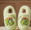 豬爸爸兒童拖鞋冬季男童女童包跟家居室內防滑保暖2025新款卡通棉鞋綠19 曬單實(shí)拍圖
