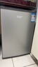 先科（SAST）迷你單門(mén)冰箱冰吧小型 家用宿舍小電冰箱節能冷藏留樣柜酒店賓館保鮮飲料柜 90L 冷藏+微冷凍 灰色 曬單實(shí)拍圖