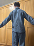 MUJI COM無(wú)印良品【商場(chǎng)同款】色織純棉雙層紗布男睡衣春秋季長(cháng)袖寬松全棉 牛仔藍 L 曬單實(shí)拍圖
