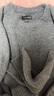 UR2025冬季新款女裝氣質(zhì)系帶披肩假兩件圓領(lǐng)針織衫UWM950122 冷灰 M 曬單實(shí)拍圖