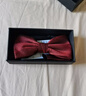 諾斯.馬丁高端真絲領(lǐng)結男士結婚騏驥紅蝴蝶結新郎禮物高級感中國風(fēng) 曬單實(shí)拍圖