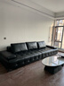 芝華仕（CHEERS）勞倫斯黑色真皮沙發(fā)客廳2025新款半青皮芝華士3170黑大四 曬單實(shí)拍圖