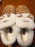 他她（TATA）小白兔雪地靴毛毛加絨鞋厚底棉鞋冬天女士保暖鞋CUB01DM5 棕黃/米白（仿毛里） 39 曬單實(shí)拍圖