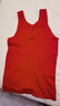 AB內衣女士全棉彈力蕾絲花邊打底衫吊帶衫女式背心8191 大紅 XL 曬單實(shí)拍圖
