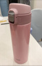 虎牌（TIGER）保溫保冷杯男女不銹鋼水杯子MMJ-A48C-PB 蜜桃粉480ml 曬單實(shí)拍圖