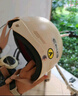 3C認證電動(dòng)車(chē)新國標男女通用夏秋冬季頭盔電瓶車(chē)摩托車(chē)四季通用防曬安全帽 A類(lèi)新國標3C【送高清短鏡】萌萌熊卡其色 曬單實(shí)拍圖