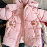 酷吉樂(lè )女童冬季羽絨棉服2025新款中小童棉衣加絨加厚中長(cháng)款兒童棉襖外套 粉紅色 加絨加厚 120建議身高120cm左右 曬單實(shí)拍圖