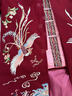 【順豐包郵】女士壽衣老人去世呢子全套壽服刺繡呢子大衣 吉祥鳳凰(紅色)八件套 曬單實(shí)拍圖